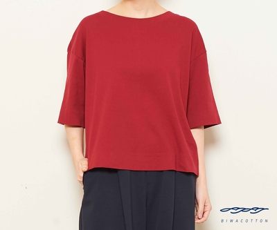 <レディース>ビワコットン半袖BIG‐T
