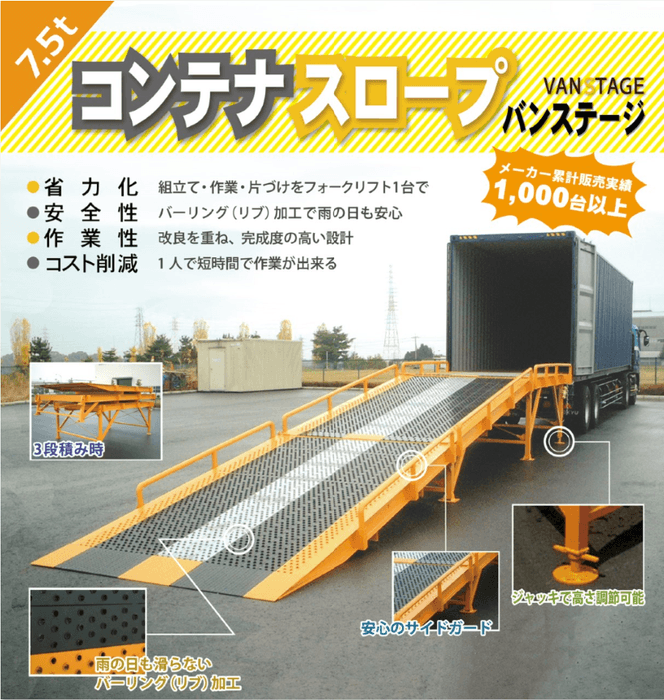 コンテナスロープ(バンステージ)