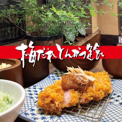 創業60余年のとんかつ専門店「かつ吉」の夏季限定商品 「特製梅だれとんかつ定食」を5月1日(木)より販売開始！
