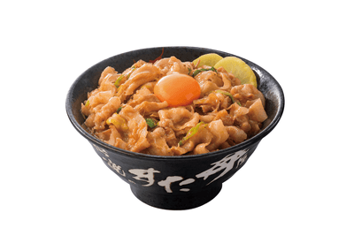 【不動の人気No.1】すた丼 630円(税込/生玉子・味噌汁付)