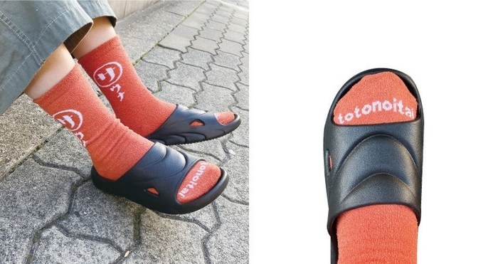 ごリラックス 「湯ったりくつ下」/ ¥935(税込) / 【サイズ】24~27cm(参考サイズ) / 【素材】素材：綿,ナイロン,ポリウレタン