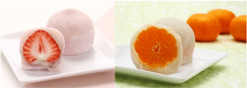 角八本店　みかん大福、いちご大福