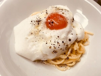 空気のように軽い“泡がふわふわ！大人のカルボナーラ” 神田小川町　幻のイタリアン　 トラットリア　カンティーニで提供開始