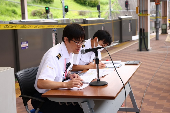 「粗暴犯対応訓練」当日の様子③