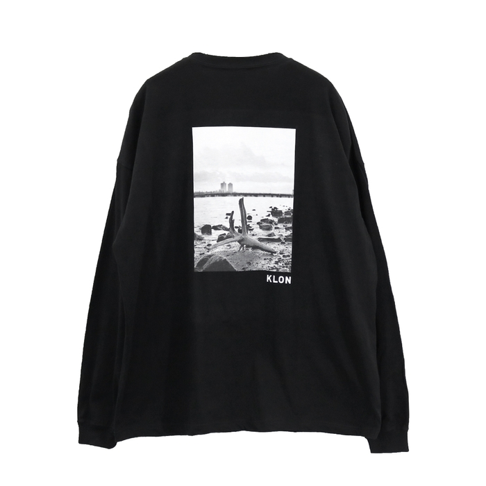 graphic LONG T drifting wood(BLACK)