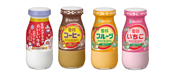 冬の季節限定パッケージの対象となるびん商品