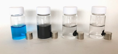 GSアライアンスが金属有機構造体 (MOF：Metal Organic Framework)由来の材料で 液中の色素の吸着、磁石による回収を実現