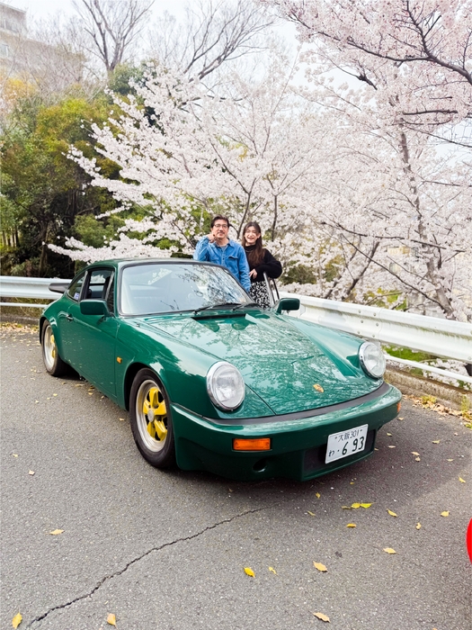 ポルシェレンタカーを楽しむお客様