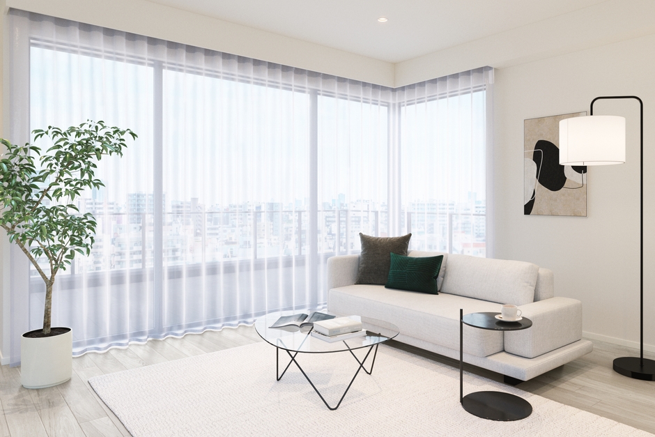 電動カーテンレール:レガートコモ ホワイト ウェーブスタイル