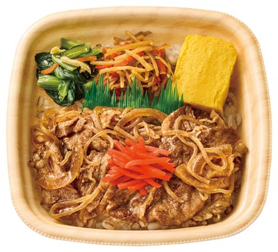もちミニ 牛すき煮弁当 510円(税込550円)