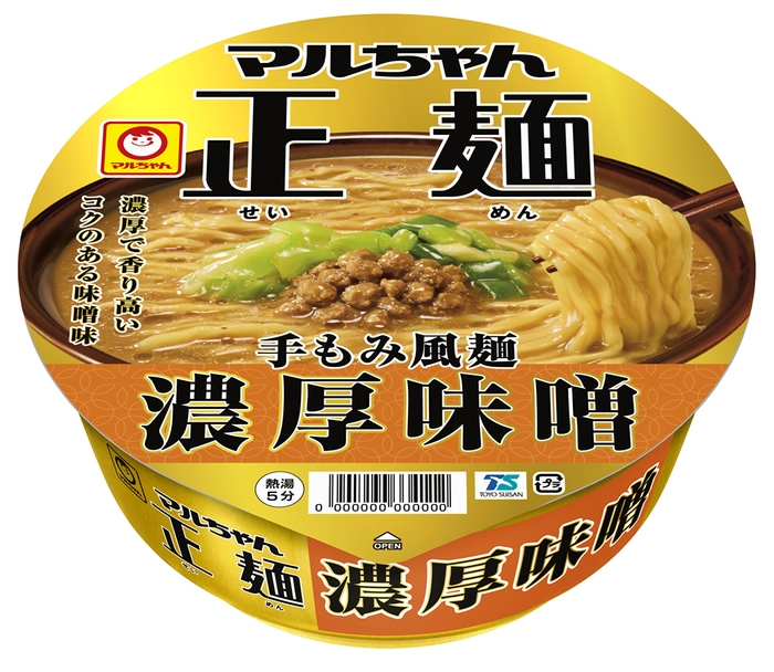 マルちゃん正麺　カップ　濃厚味噌