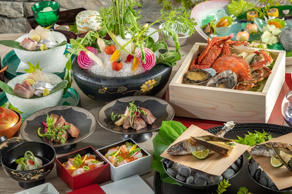 雲仙の旬幸を見た目にも美しく