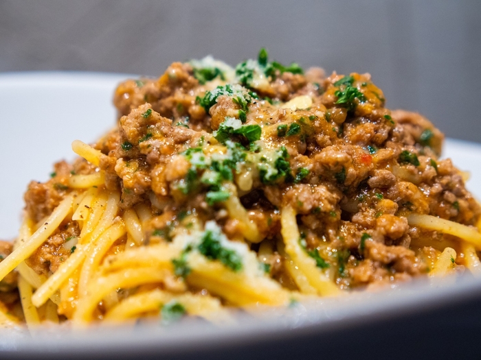 とちぎ和牛100%、渾身のボロネーゼ