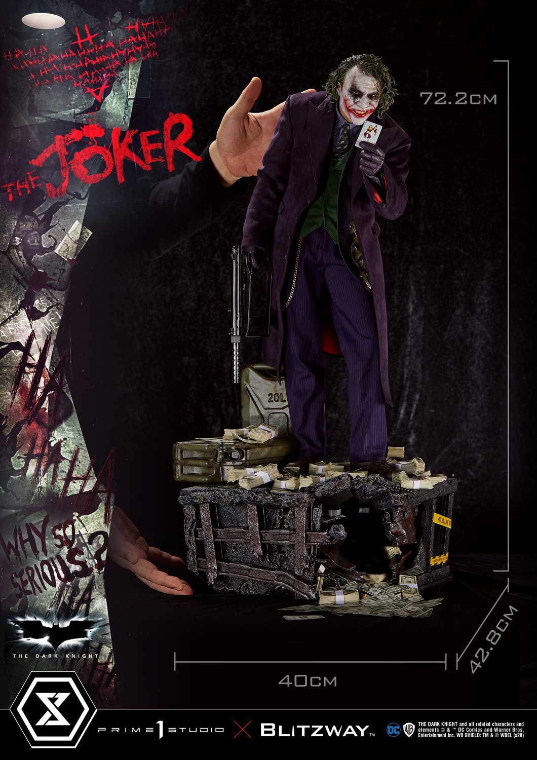 人気の売れ筋  スタチュー　DC フィギュア　プライム1 ジョーカー　joker キャラクターグッズ