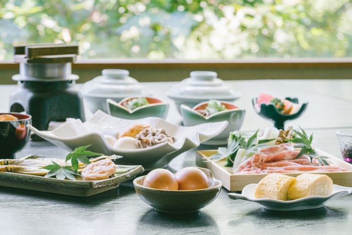 但馬づくしの心温もる朝食