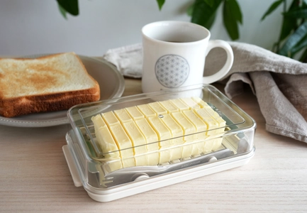 バターを小分けにして新鮮なまま保存できる！ プレマルシェ×エンバランスの「バターケース」が新登場