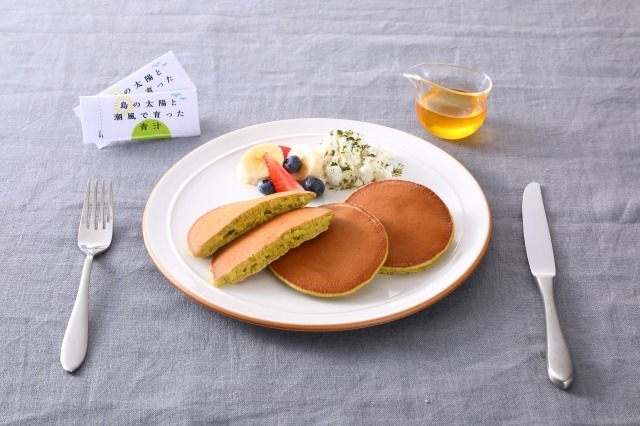 アレンジレシピ　はちみつ豆乳パンケーキ