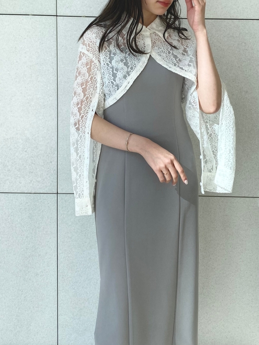 レースショートシャツ&キャミワンピースセット(2)