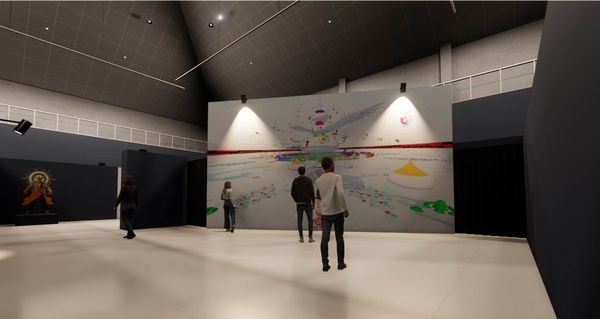 仮想世界「OZ」イメージ          🄫2009 SUMMERWARS FILM PARTNERS