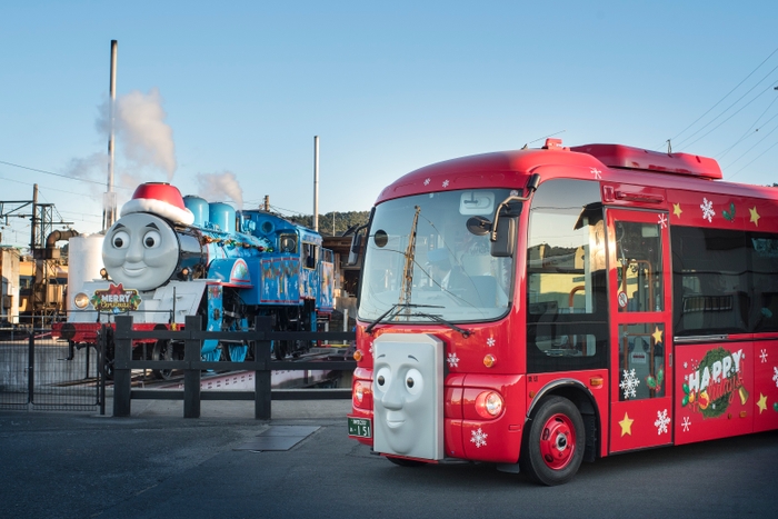 トーマス号とバスのバーティー