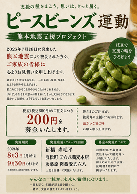 店内の告知POP