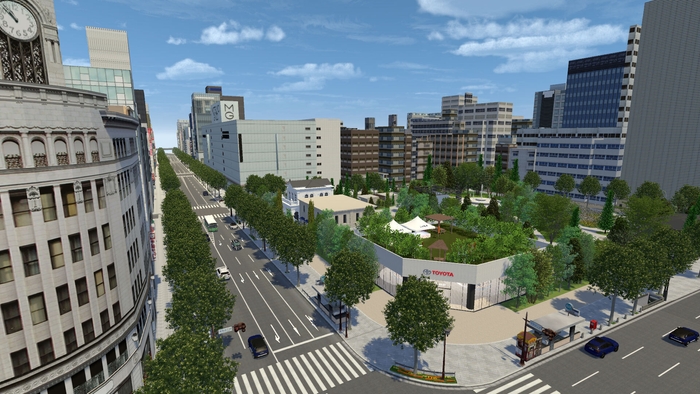 緑化されたもう一つの銀座