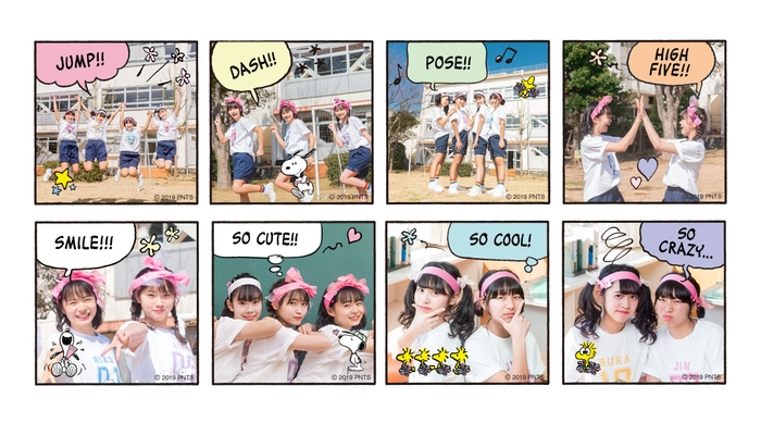 「SNOOPYコミックカメラ」 4コマコミック完成イメージ