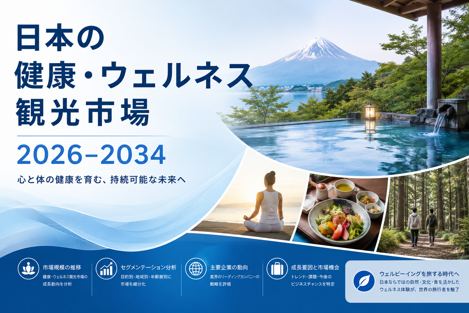 日本におけるヘルス＆ウェルネス観光市場レポート2026：業界概要、成長率、および2034年までの予測