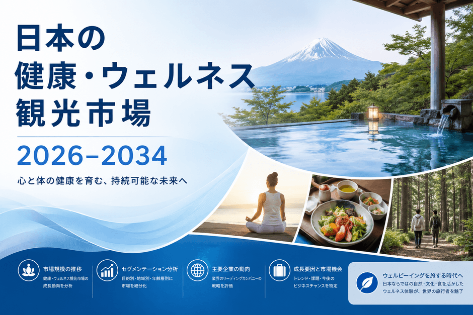 日本の健康・ウェルネス観光市場