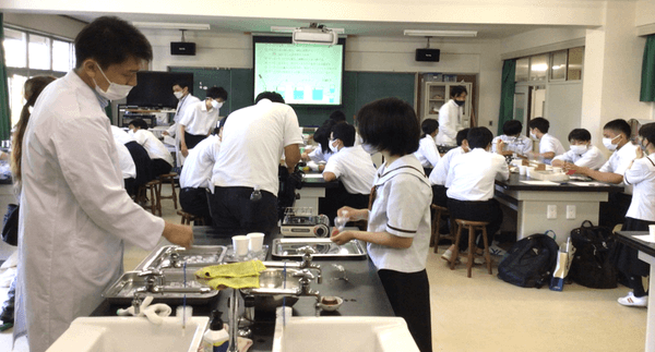 昨年度の体験授業の様子