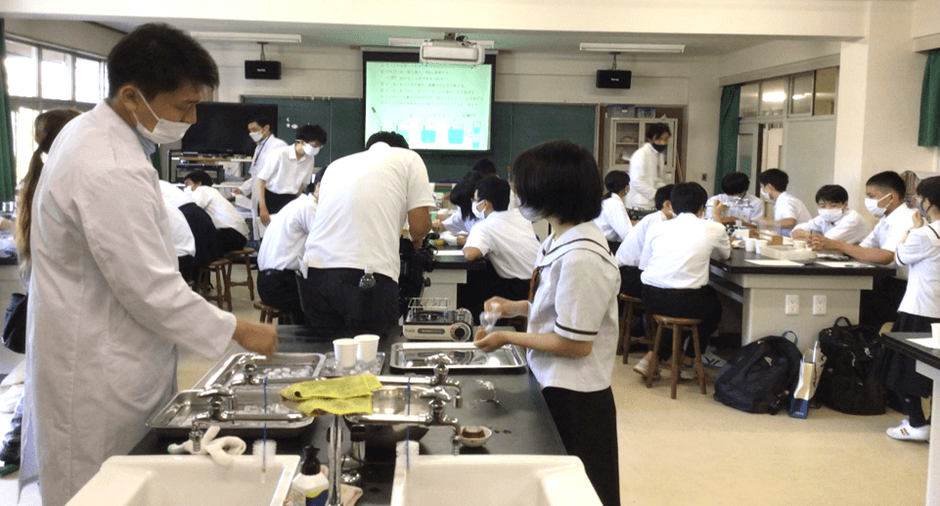 昨年度の体験授業の様子