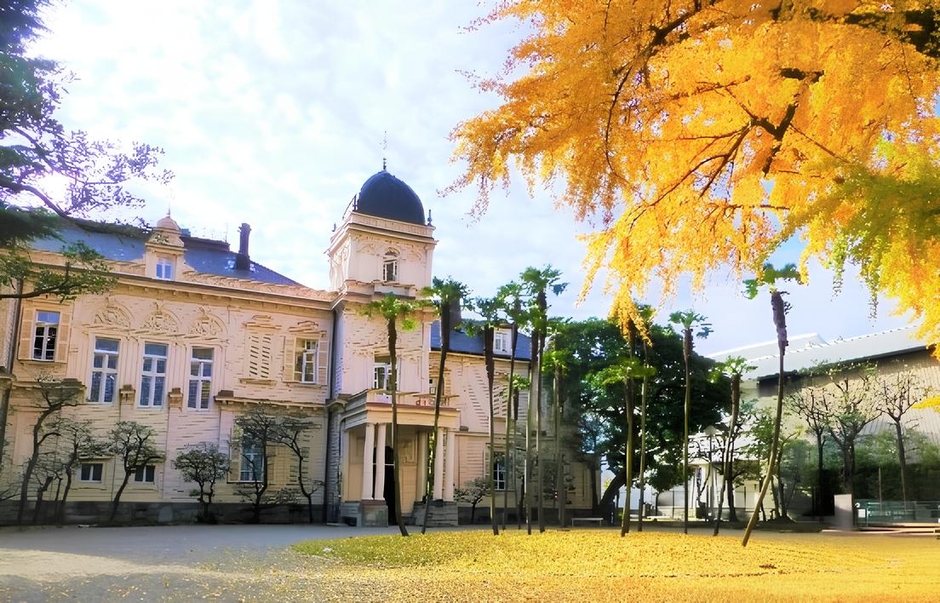 重要文化財 旧岩崎邸庭園(正面玄関)