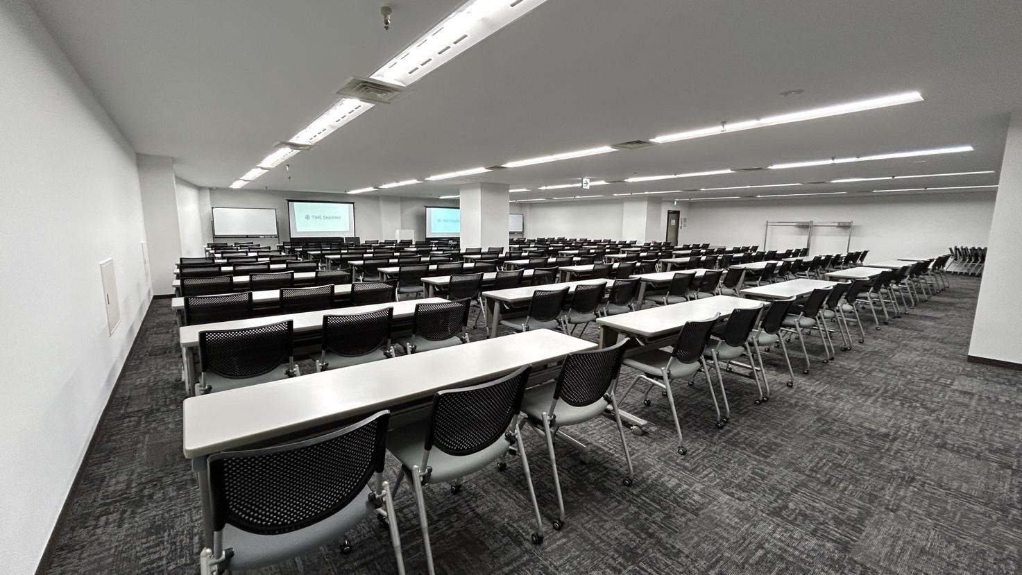 虎ノ門ヒルズ駅徒歩4分 最大174名の大型貸し会議室「TIME SHARING 虎ノ門PFビル B1F」9月11日オープン