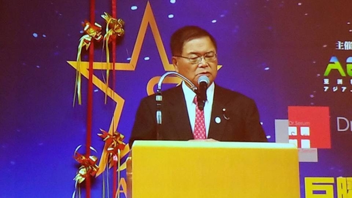 来賓/竹本 直一 大臣