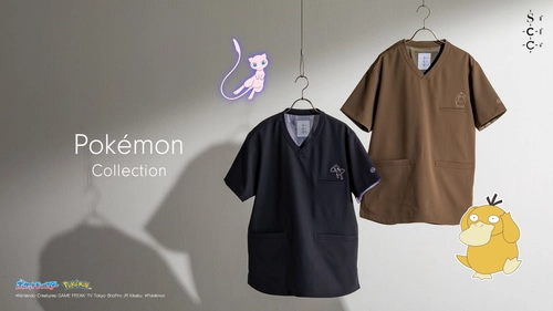 新色のコダック・ミュウが登場。医療従事者のための「ポケモンコレクション」新作スクラブ、8月6日(木)発売決定