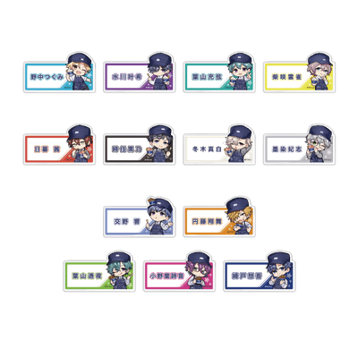 アクリルバッジ(ランダム 全13種) イメージ画像 ©MintLip