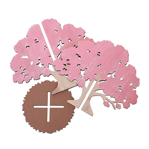 「ウッド パネルツリー 桜の木」パーツ