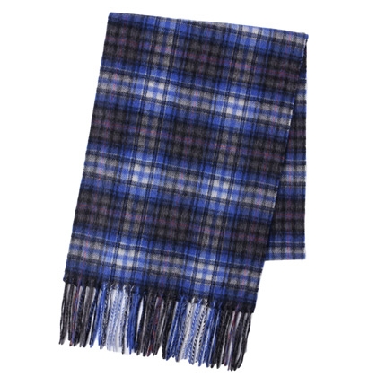 マッキントッシュ フィロソフィー チェック ウールカシミヤマフラー