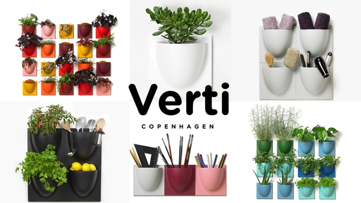 グリーンも飾れるサステナブルな壁掛け収納 「VertiPlants」の先行予約販売を クラウドファンディングサイト「Makuake」にて開始