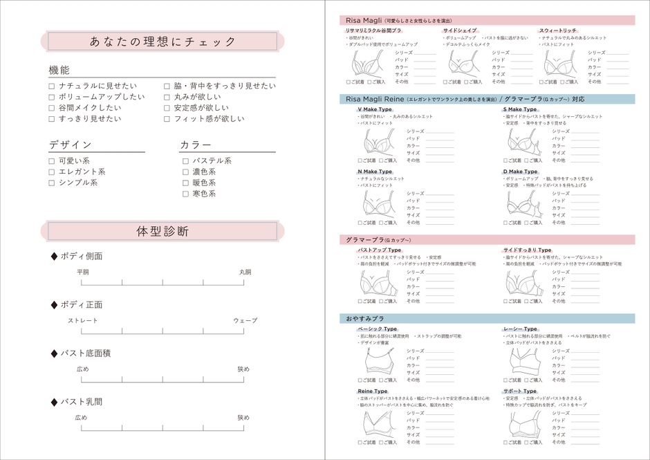 あなたの理想を叶えるスペシャルなカルテです