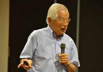 【名城大学】飯島澄男終身教授と記者との懇談会を開催