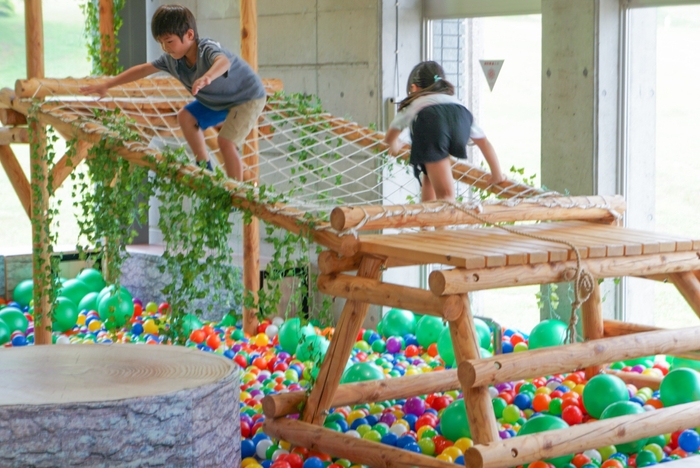 暑い日・雨でも安心なエリア「黒姫の森プレイランド～Naka～」