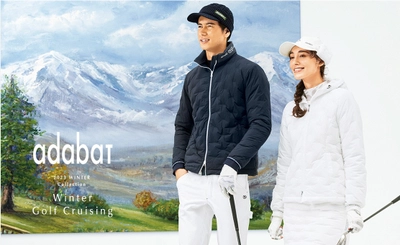 「adabat（アダバット）」 冬のラウンドを暖かく楽しむゴルフウェア！ 2023 Winter Collection『GOLF CRUISING』公開