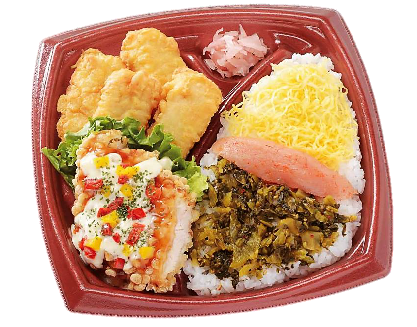 九州ご当地メニュー盛りだくさん!「博多めんたい高菜弁当」を近畿圏ライフ限定で新発売!