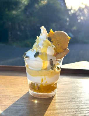 かぼちゃのミニパフェ