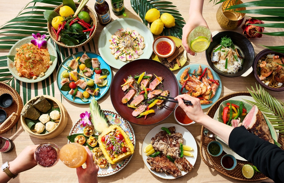 MOMOテラス_この桃どんな桃！？桃の家系図クイズ _ホテルグランヴィア京都ランチバイキング※写真はイメージです(掲載の料理は8/31までの内容です)