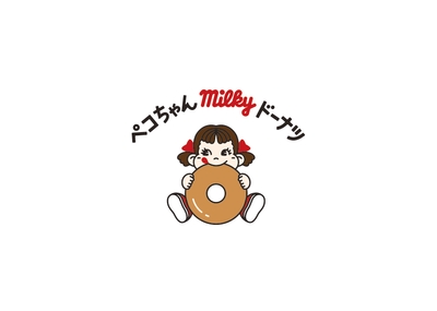 ペコちゃんmilkyドーナツ ロゴ