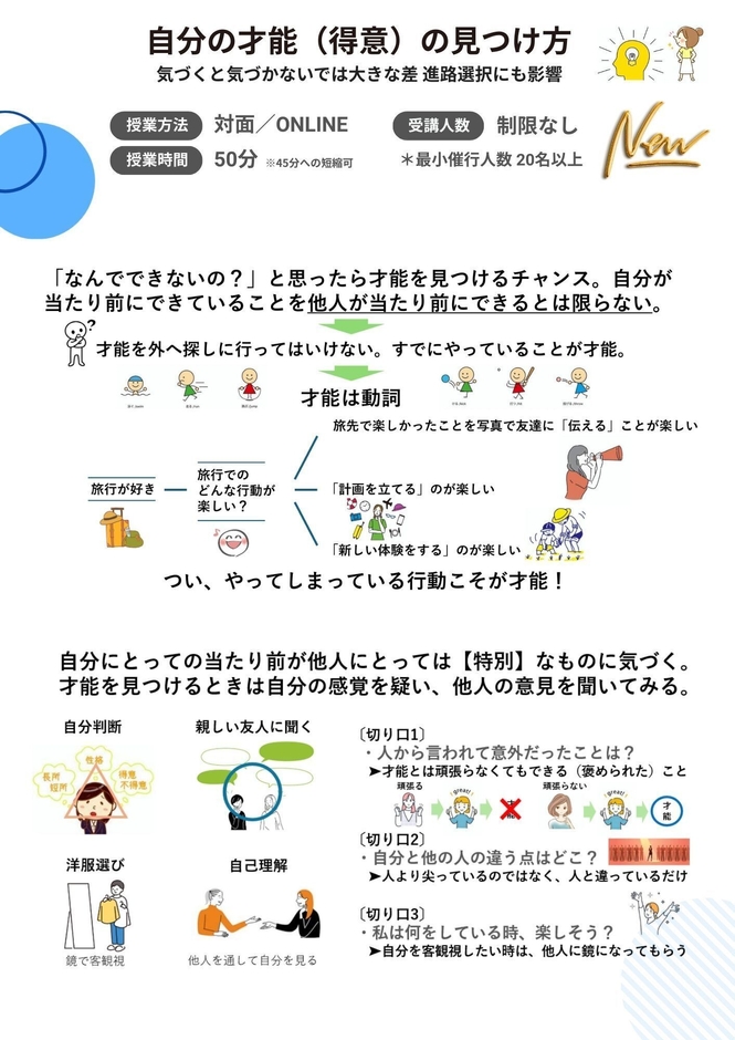 『自分の才能(得意)の見つけ方』概要