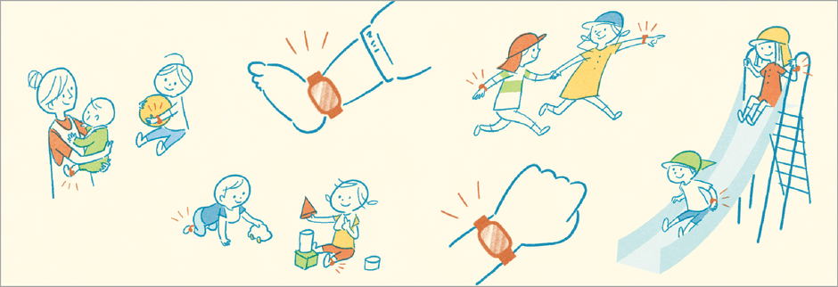 テスト中の子どもたちのイメージ