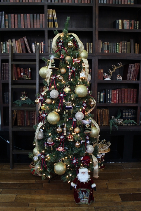 ゴールド&ロンドンモチーフのツリー